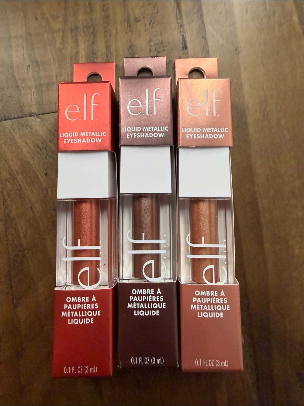 e.l.f. Liquid Metallic Single Eyeshadow Big Dipper Galaxy Comet 0.1 fl oz lot 3